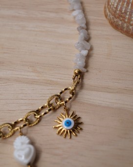 Choker SUNLLY Halo charms - Boutique La Chamade