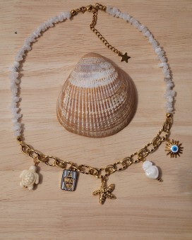 Choker SUNLLY Halo charms - Boutique La Chamade
