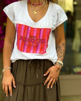 Tee-shirt Amour - Boutique La Chamade