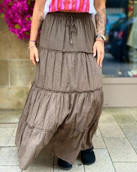 Jupe Sélène voile de coton - Boutique La Chamade