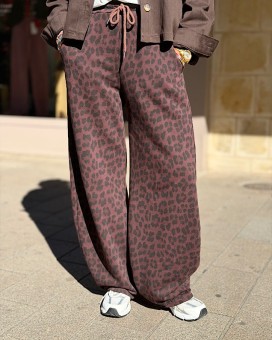 Jogging leo choco - Boutique La Chamade à Brive