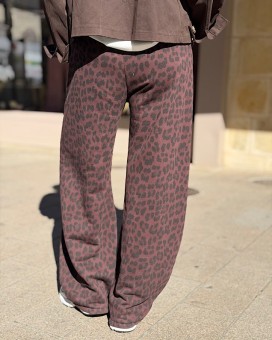 Jogging leo choco - Boutique La Chamade à Brive