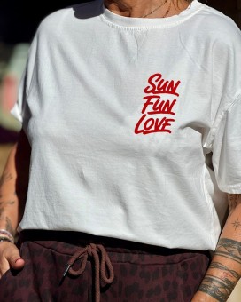 Tee-shirt Sun Love - Boutique La Chamade