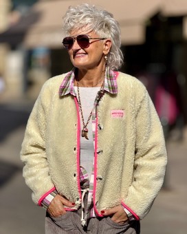 Blouson TEDDY rose Marie Ile De Ré - Boutique La Chamade - Brive