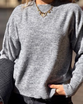 Pull ICHI Sage - Boutique La Chamade