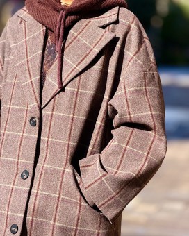 Manteau EMMALU ICHI- Boutique La Chamade - Brive