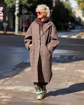 Manteau EMMALU ICHI- Boutique La Chamade - Brive