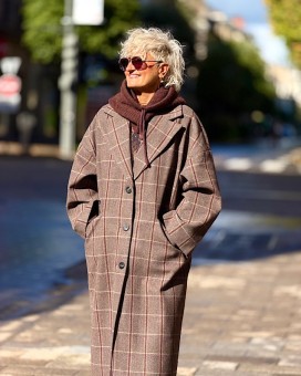 Manteau EMMALU ICHI- Boutique La Chamade - Brive