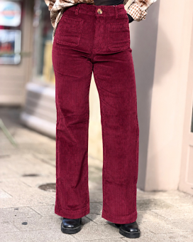 Pantalon FAUVE velours F.A.M - La Chamade Brive